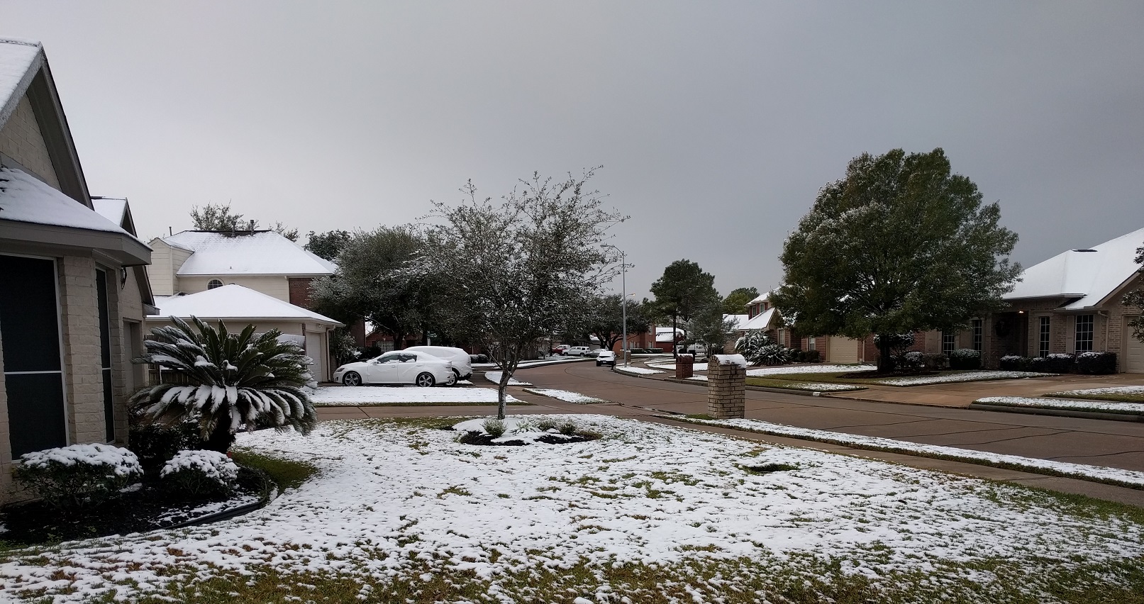 Snow in Texas December 8th 2017